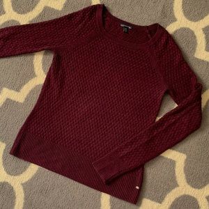 American Eagle Burgundy Sweater